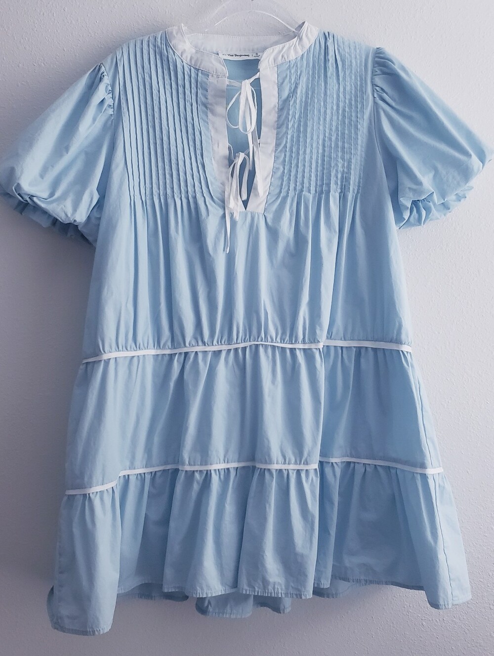 In The Beginning Tier Ruffle Mini Dress - Picture 2 of 10